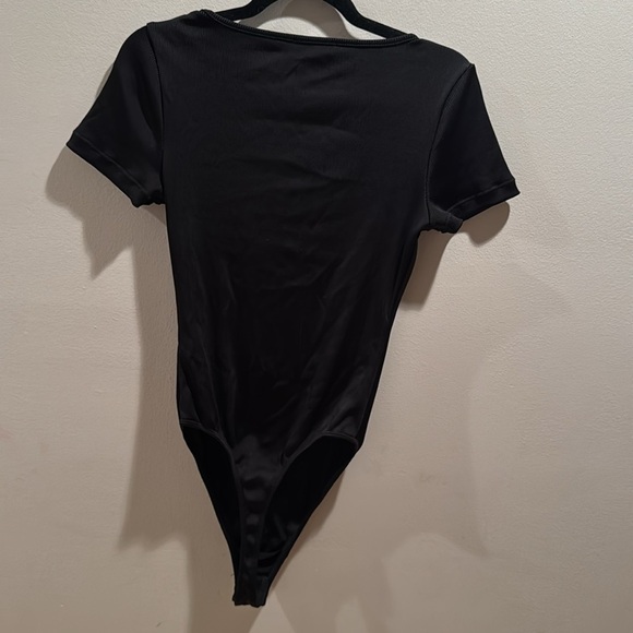 Anine Bing Janelle Black Scoop Neck Women's Bodysuit Large - Picture 7 of 7